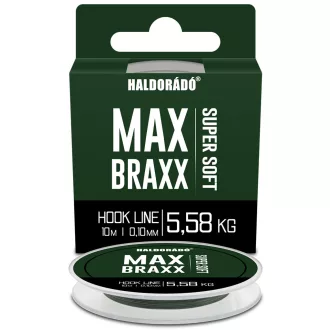   Haldorádó Max Braxx Super Soft Hook 0,10 mm 5,58 kg fonott előkezsinór