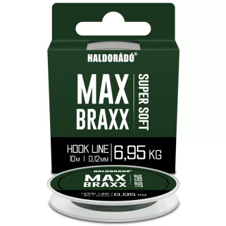   Haldorádó Max Braxx Super Soft Hook 0,12 mm 6,95 kg fonott előkezsinór
