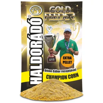   Haldorádó Gold Feeder Champion Corn Extra Pellet 1 kg etetőanyag