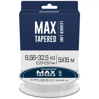   Haldorádó MAX TAPERED Leader dobóelőke 0,23–0,57 mm 5 × 15 m felvastagodó monofil dobóelőke