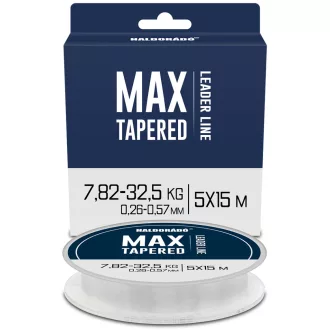   Haldorádó MAX TAPERED Leader dobóelőke 0,26–0,57 mm 5 × 15 m felvastagodó monofil dobóelőke