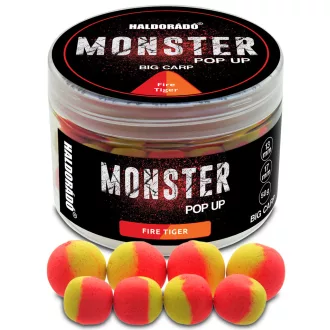   Haldorádó Monster Big Carp Fire Tiger 13, 17 mm pop-up csali