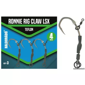  Haldorádó Ronnie Claw LSX saskarom Pup Up csalikhoz 4-es előkötött horog