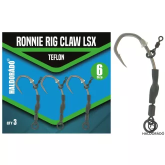   Haldorádó Ronnie Claw LSX saskarom Pup Up csalikhoz 6-os előkötött horog
