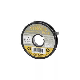   Stroft FC2 0,20 mm 25 m átlátszó fluorocarbon előkezsinór