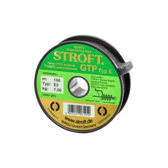 Stroft GTP Typ E water E3 150 m szürke fonott főzsinór