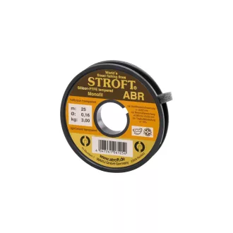   Stroft ABR 0,16 mm 25 m átlátszó / barna monofil előkezsinór