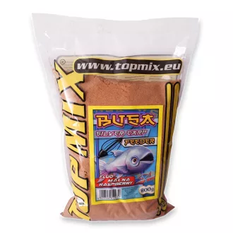 Top Mix Busa Feeder Fluo Málna 800 g etetőanyag