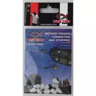   Top Mix method feeder gyorskapocs fluo átlátszó "SS előkerögzítő