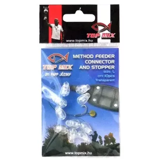  Top Mix method feeder gyorskapocs fluo átlátszó "L előkerögzítő