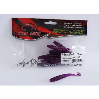 Top Mix Shiner Shad lila piros 7,6 cm gumihal