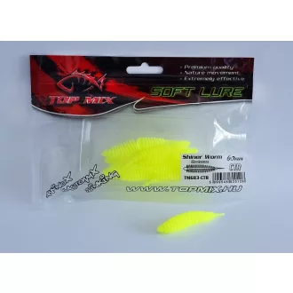 Top Mix Shiner Worm chartreuse 6 cm lágy műcsali