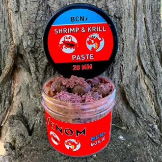   Feedermánia Venom Shrimp & Krill Paste Bcn+ 20 mm 150 ml horogbojli