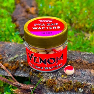   Feedermánia Venom PVA Bag Strawberry Ice Cream 10 mm wafter csali